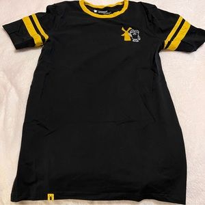 dutch bros yellow and black shirt